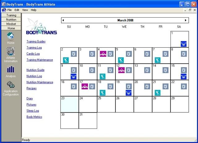 BodyTrans 2.1.7 software screenshot