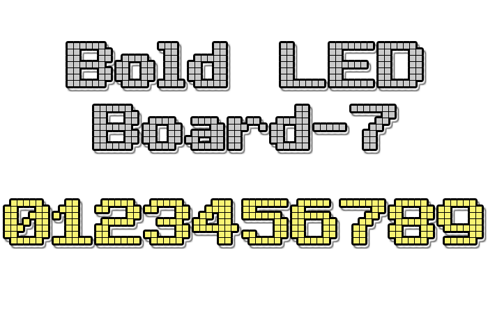 Bold LED Board-7 1.0 software screenshot
