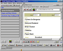 Book Organizer Deluxe 3.71 software screenshot