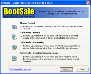 BootSafe 1.0.1002 software screenshot