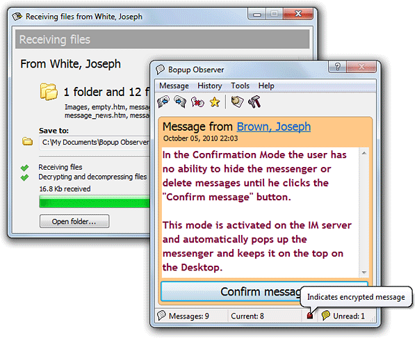 Bopup Observer 5.7.1.8432 software screenshot