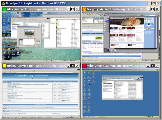 BossEye 3.0 software screenshot