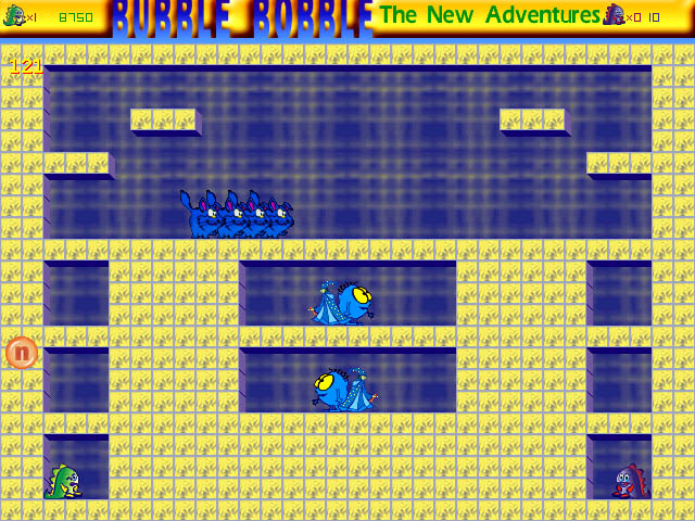 Bubble Bobble ScreenSaver 1.0 software screenshot