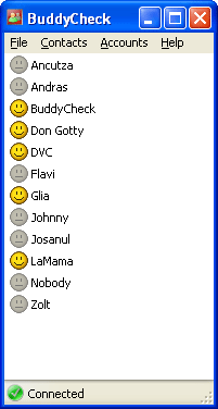BuddyCheck 1.0.5 software screenshot
