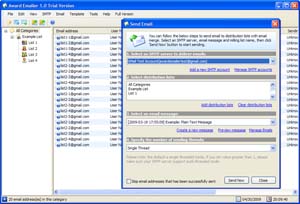 Bulk Mailing Software 1.2 software screenshot