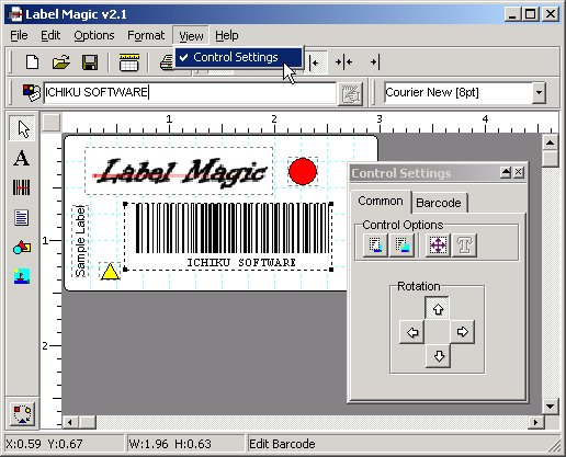 BulletProof Label Magic with Barcodes! 2.1 software screenshot