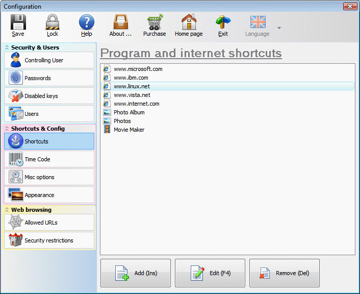 Bulletproof Public PC 7.48 software screenshot