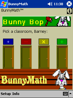 BunnyMath (For PocketPC) 1.0 software screenshot