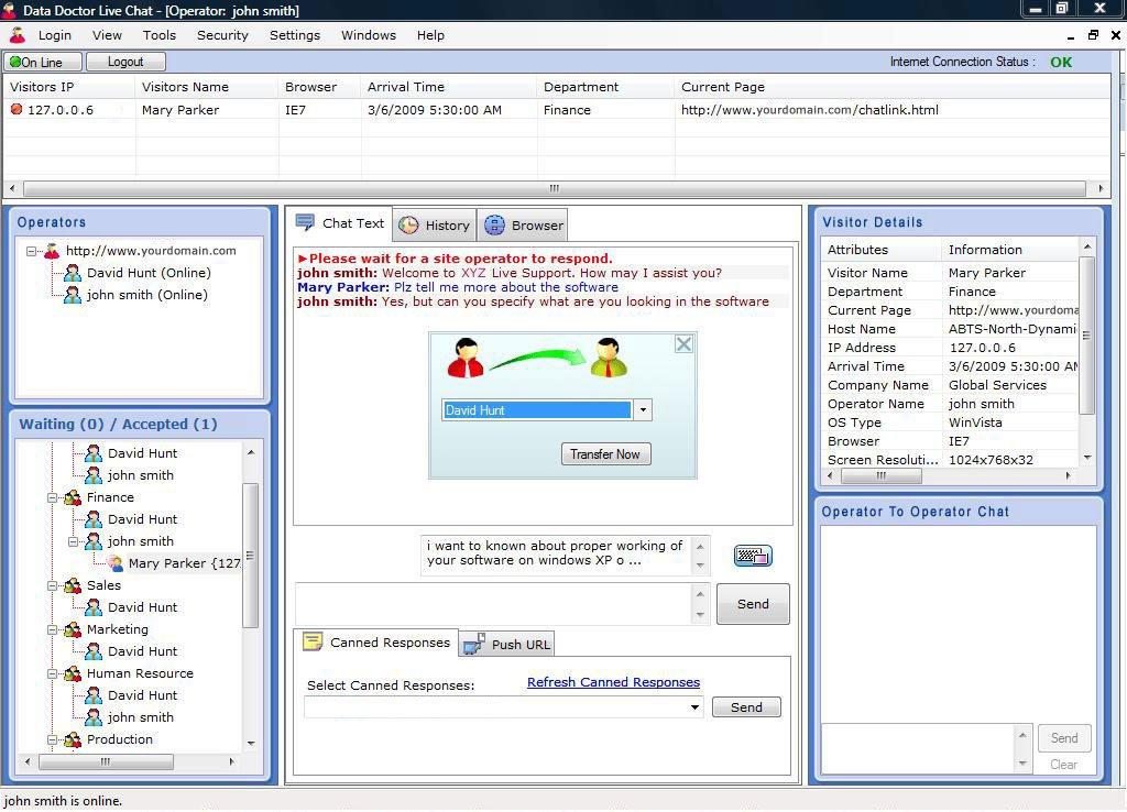 Business Chat Software 3.0.1.5 software screenshot