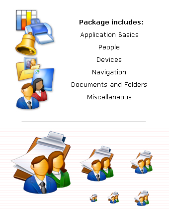 Business Icons Collection (XP) 3.0 software screenshot