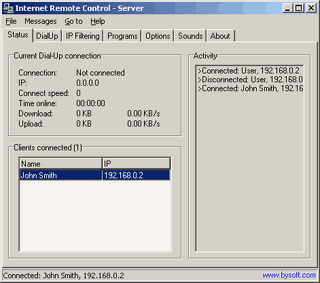 BySoft Internet Remote Control 2.6.4.442 software screenshot
