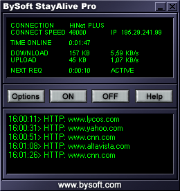 BySoft StayAlive Pro 3.0.2.545 software screenshot