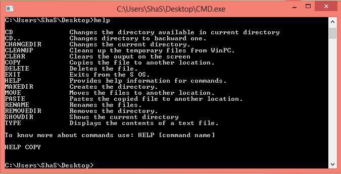 C++ Command Prompt 1.4.13 Beta software screenshot
