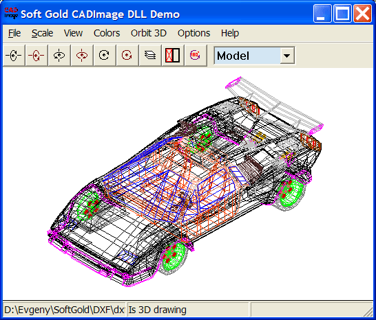 CAD Image DLL 6 software screenshot