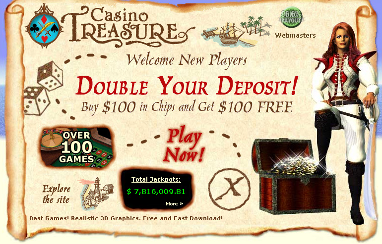 !$! CASINO TREASURE DELUXE 2006 !$! 2.5 software screenshot