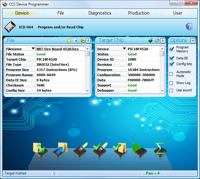 CCSLOAD 5.006 software screenshot