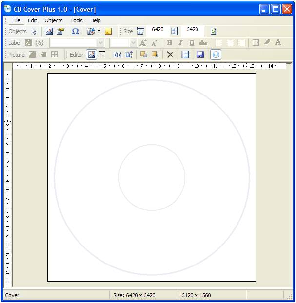 CD/DVD Cover Builder 3.1 software screenshot