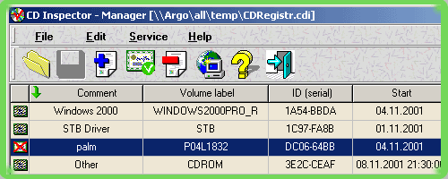 CD Inspector 1.10 software screenshot