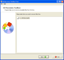CD Recovery Toolbox Free 2.2.0.0 software screenshot
