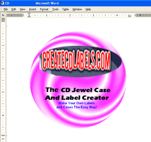 CD and DVD Jewel Case and Label Creator 4.2 software screenshot