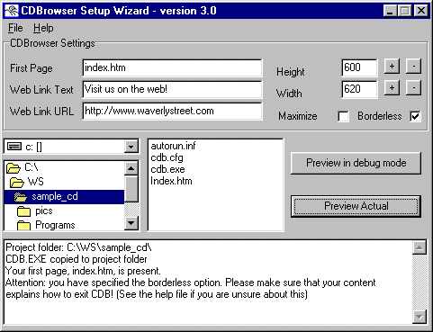 CDBrowser 3.2 software screenshot