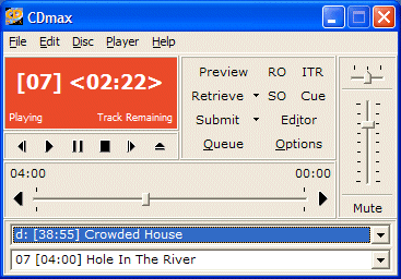 CDmax 2.0.3 software screenshot