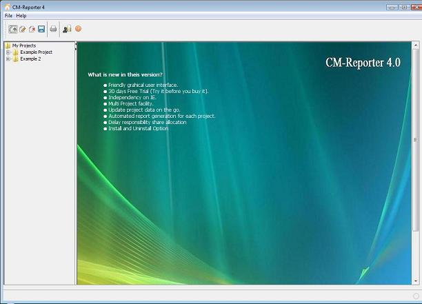 CM Reporter for Construction Management 4 software screenshot