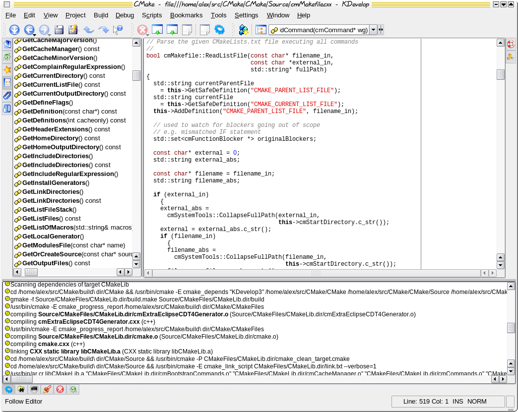 CMake 3.8.1 software screenshot