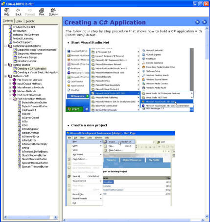 COMM-DRV/Lib.Net Professional Edition 20.00 software screenshot