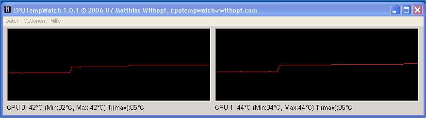 CPUTempWatch 1.0.13 software screenshot