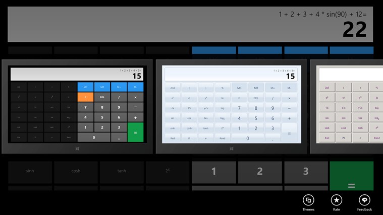 Calculator X8 for Windows 8 1.8 software screenshot