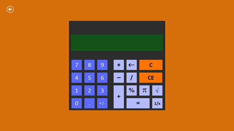 CalculatorXL 1.0.0.0 software screenshot