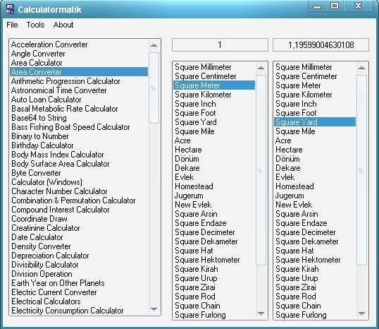 Calculatormatik 1.15.260  software screenshot