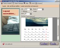 Calendar-Printery 2.0 software screenshot