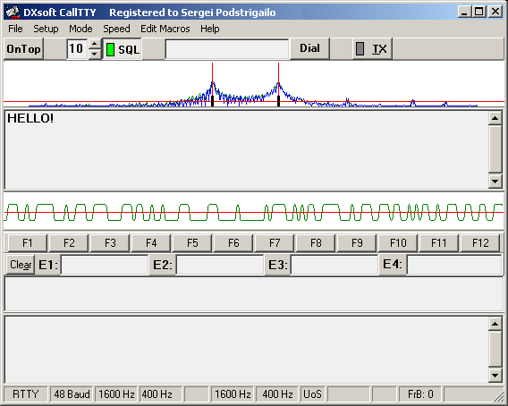 CallTTY TDD software 2.30 software screenshot