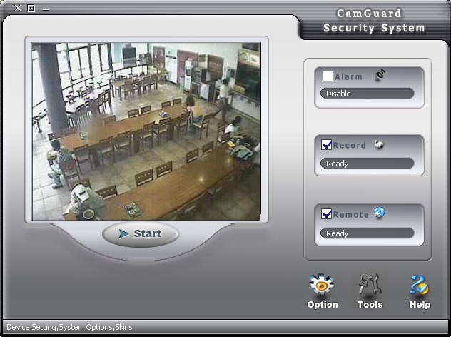 CamGuard Security System 4.1.14 software screenshot