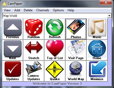 CamPaper 3 Build 98 software screenshot