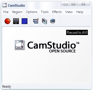 CamStudio 2.7.4 r354 software screenshot