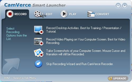 CamVerce 1.9.5 software screenshot