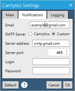 Camlytics 1.2.6 software screenshot