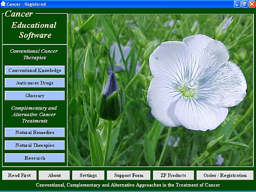 Cancer Educational Software 4.7 software screenshot