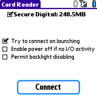 Card Reader 1.09 software screenshot