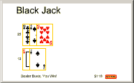 Cards blackjack 1 software screenshot