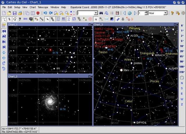 Cartes du Ciel 4.0-3575 software screenshot