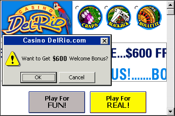 Casino DelRio - $600 Free! 4.2011 P. software screenshot