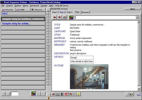 Catalog Organizer Deluxe 3.9 software screenshot