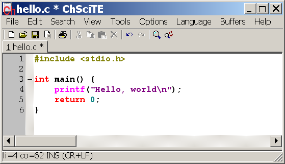 ChScite 1.55 software screenshot