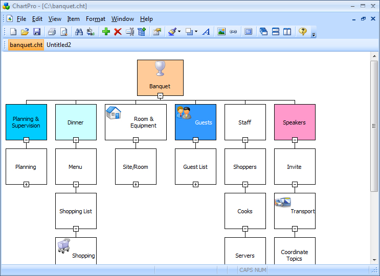 ChartPro 1.31 software screenshot