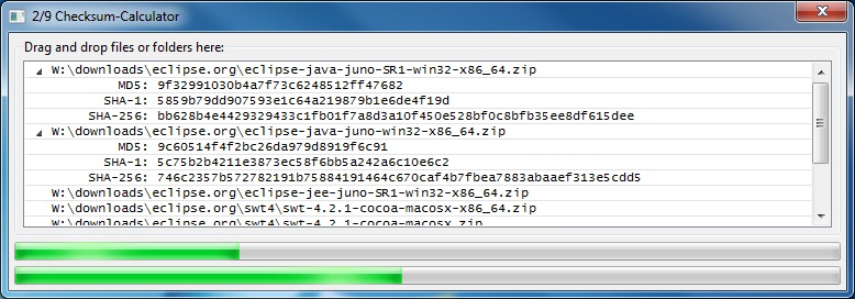 Checksum-Calculator  software screenshot