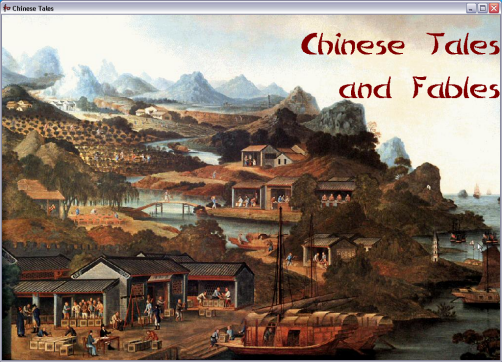 Chinese Tales and Fables 3.0.0.1 software screenshot